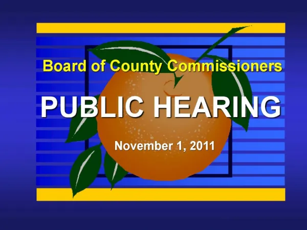 Board of County Commissioners