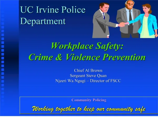 workplace safety: crime violence prevention