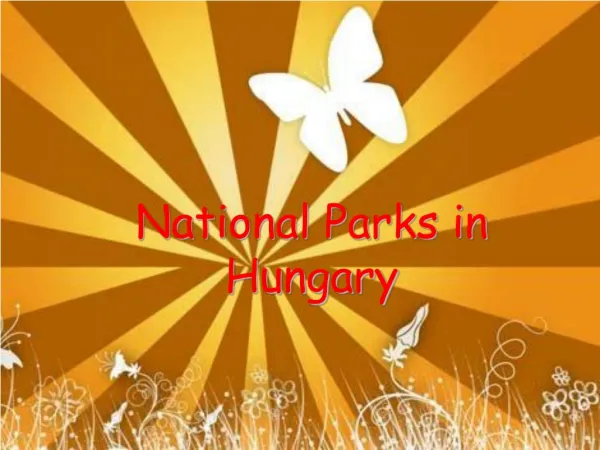 Nemzeti parkjaink