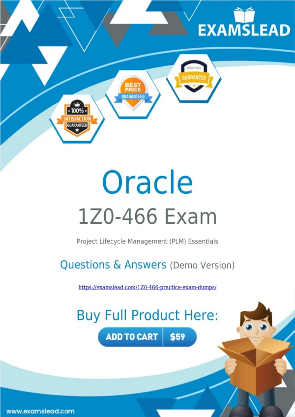 oracle 1z0 466 exam